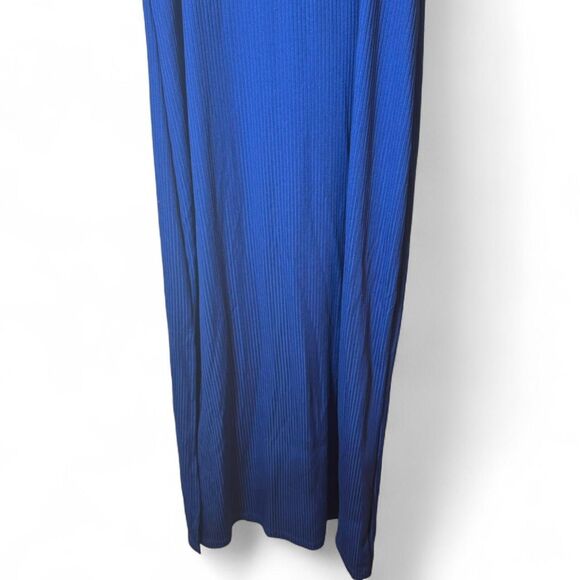 Just Be Blue Ribbed Tank Maxi Dress Size M - Picture 7 of 8